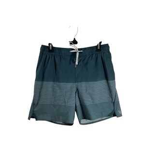 Vuori Men's Athletic Shorts in Dark Teal